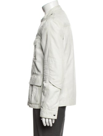 Gucci Late 2000's - Early 2010's Leather Utility Jacket