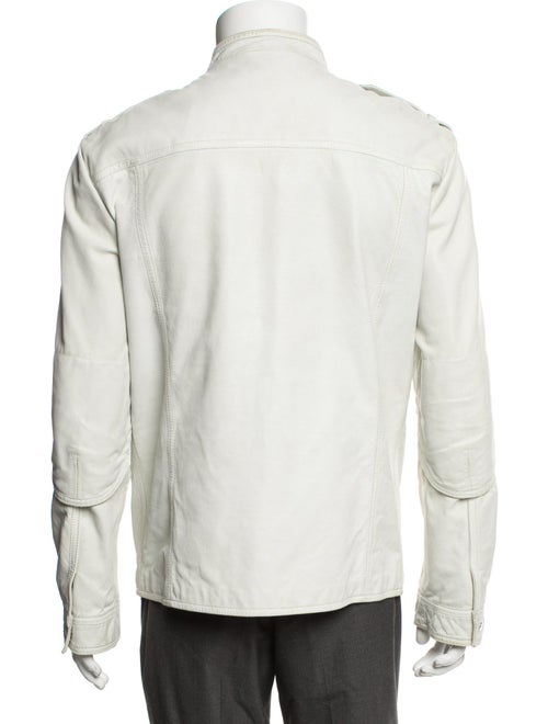 Gucci Late 2000's - Early 2010's Leather Utility Jacket