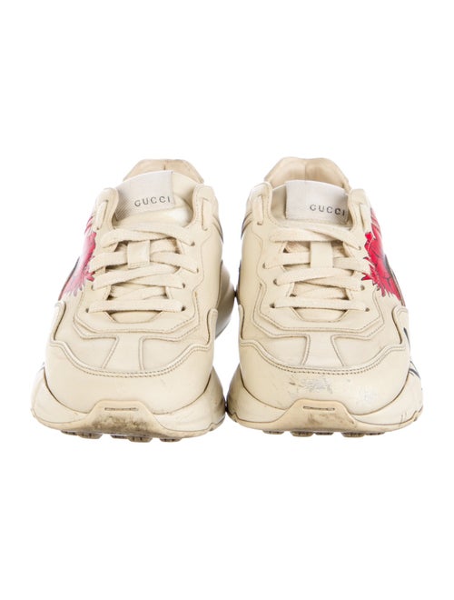 Gucci Leather Printed Sneakers