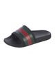 Gucci Web Accent Rubber Slides