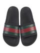 Gucci Web Accent Rubber Slides