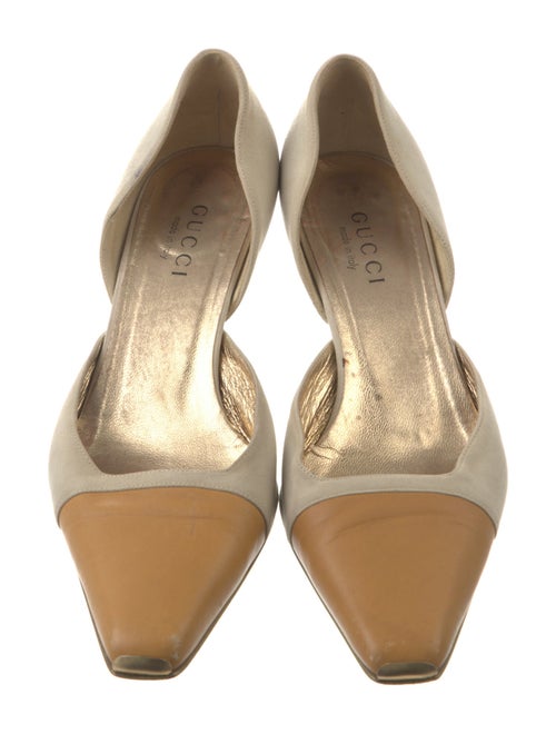 Gucci Dionysus Accent Suede D'Orsay Pumps