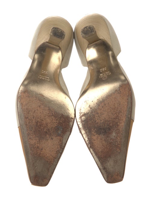 Gucci Dionysus Accent Suede D'Orsay Pumps