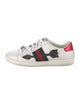 Gucci Web Accent Leather Sneakers