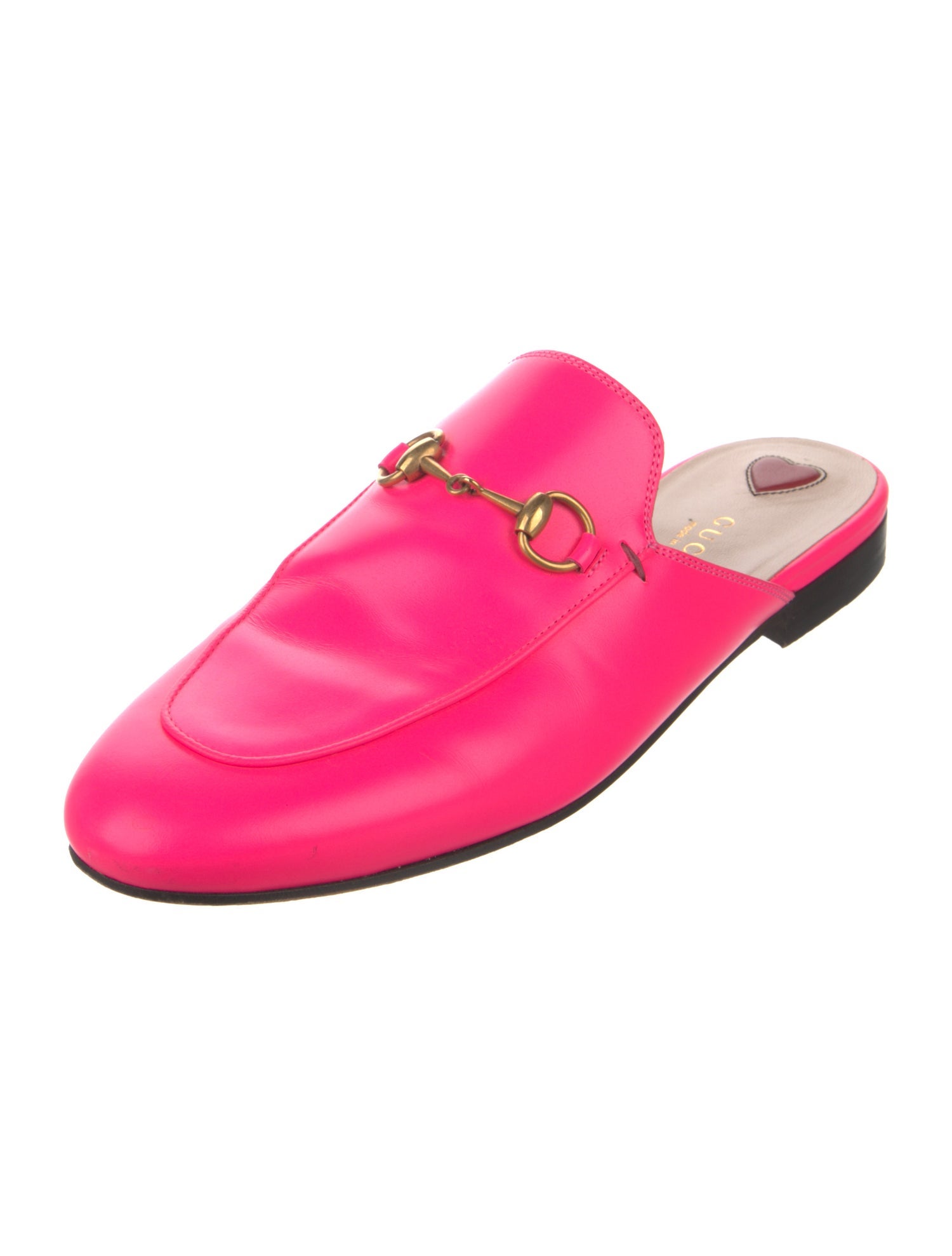 Gucci Horsebit Accent Leather Mules