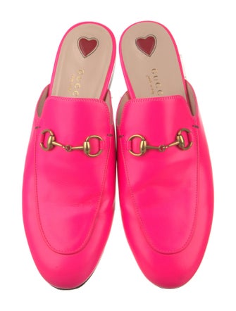 Gucci Horsebit Accent Leather Mules