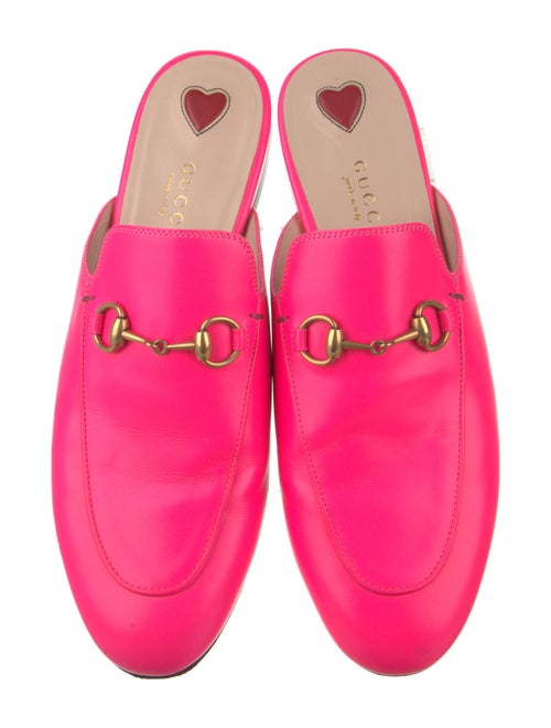 Gucci Horsebit Accent Leather Mules