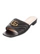 Gucci Gg Matelassé Jolie Quilted Double G Logo Slides