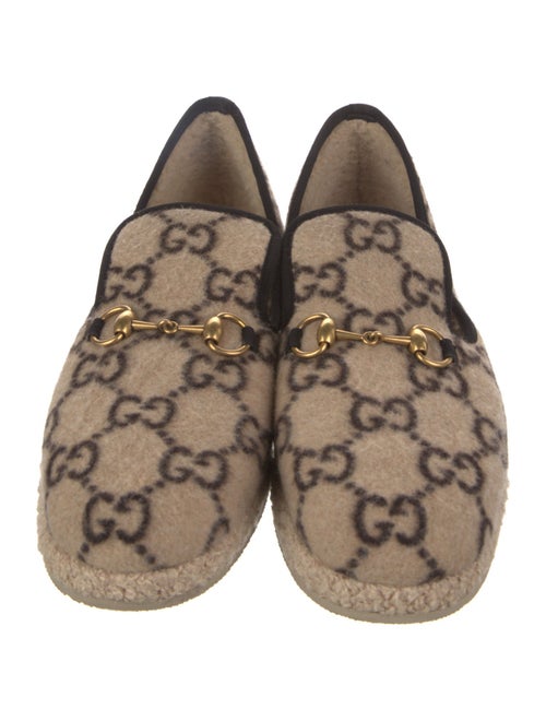 Gucci Horsebit Accent Wool Espadrilles