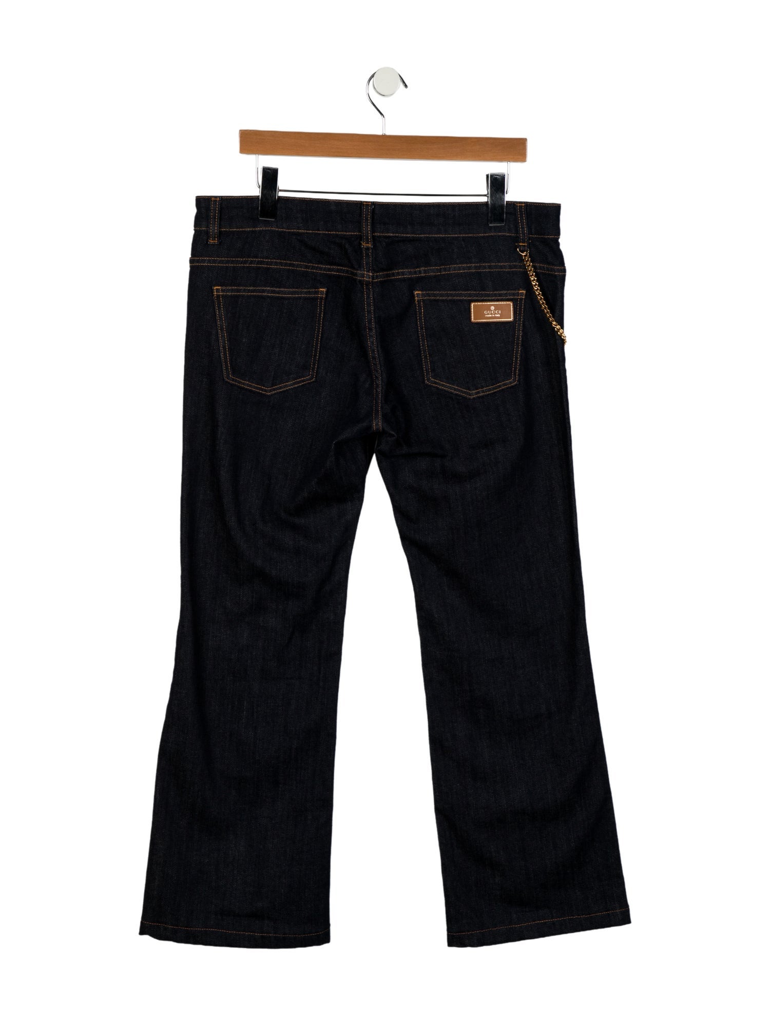 Gucci Mid-Rise Wide Leg Jeans