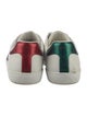 Gucci Web Accent Leather Sneakers