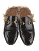 Gucci Horsebit Accent Patent Leather Mules