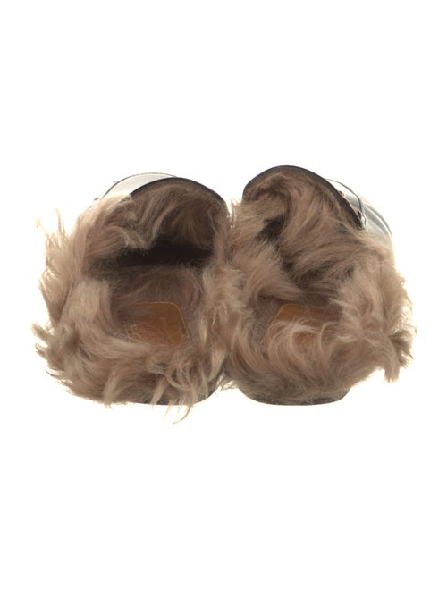 Gucci Horsebit Accent Patent Leather Mules