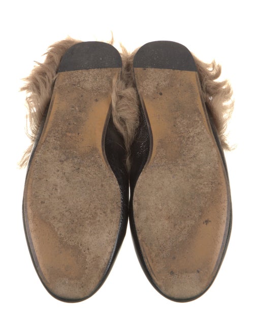 Gucci Horsebit Accent Patent Leather Mules