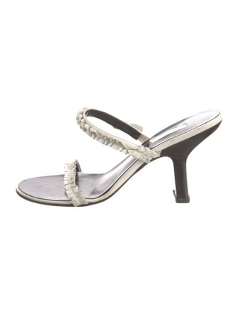 Gucci Leather Printed Slides