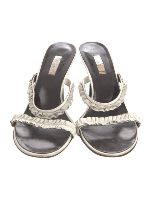 Gucci Leather Printed Slides