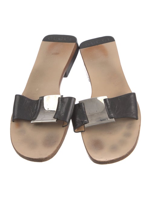 Gucci Leather Slides