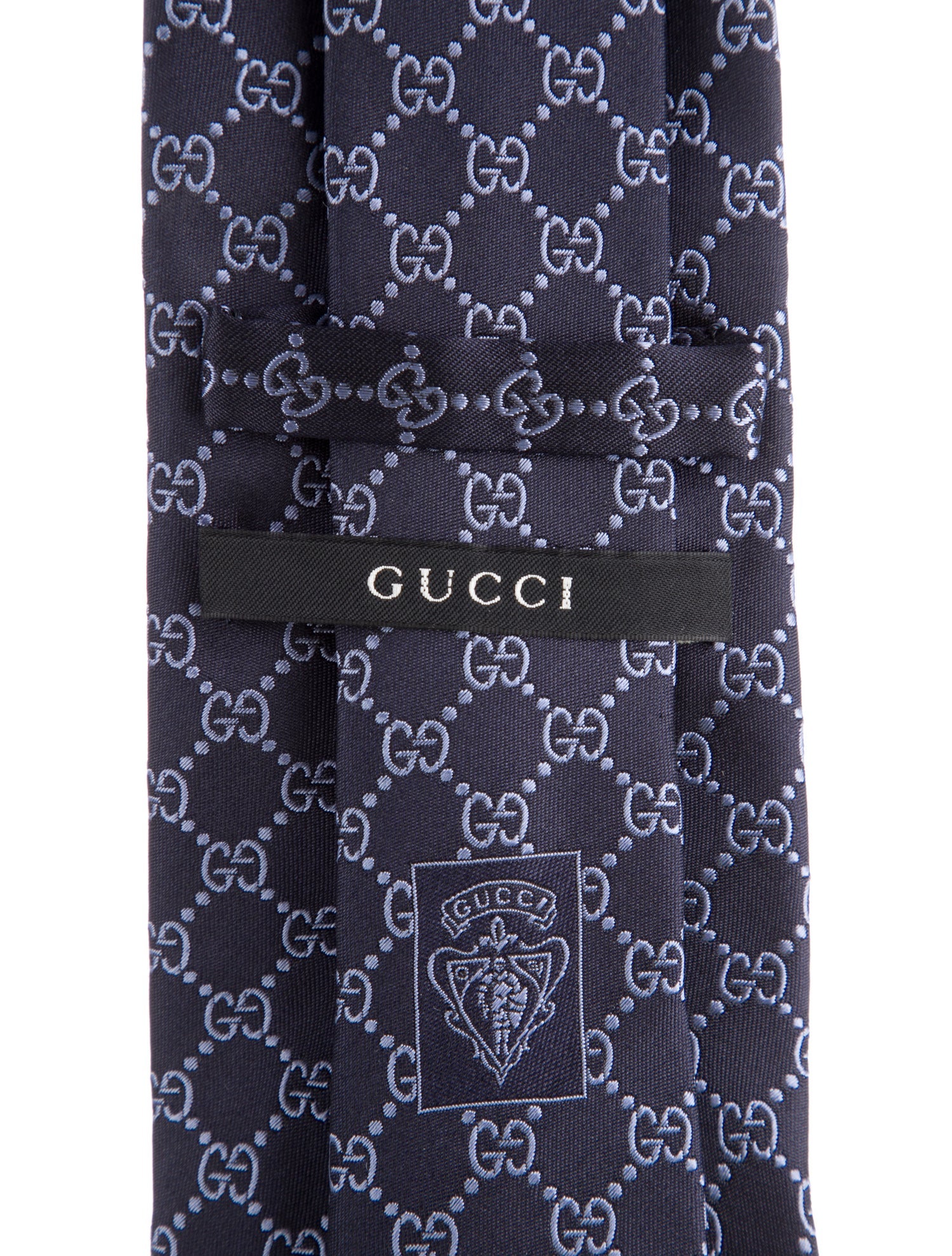 Gucci patterned silk tie