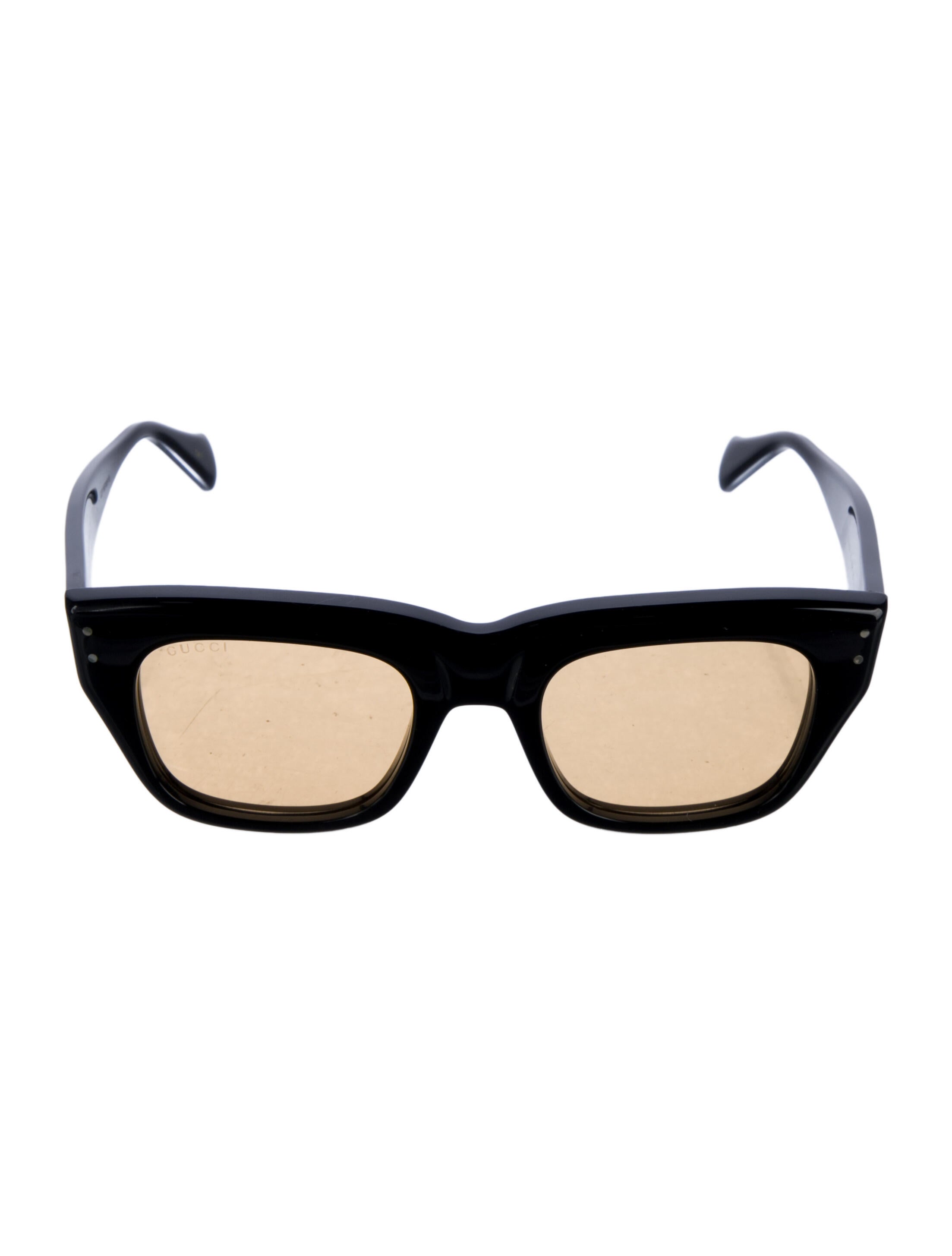 Gucci Double G Logo Square Sunglasses