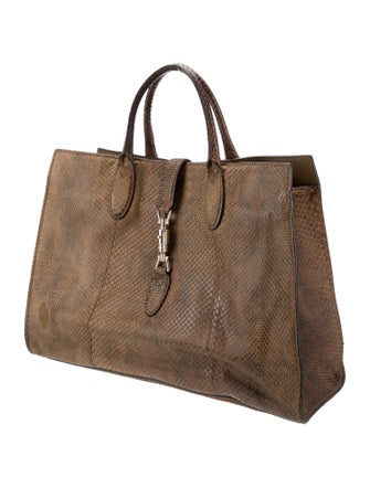 Gucci Snakeskin Soft Jackie