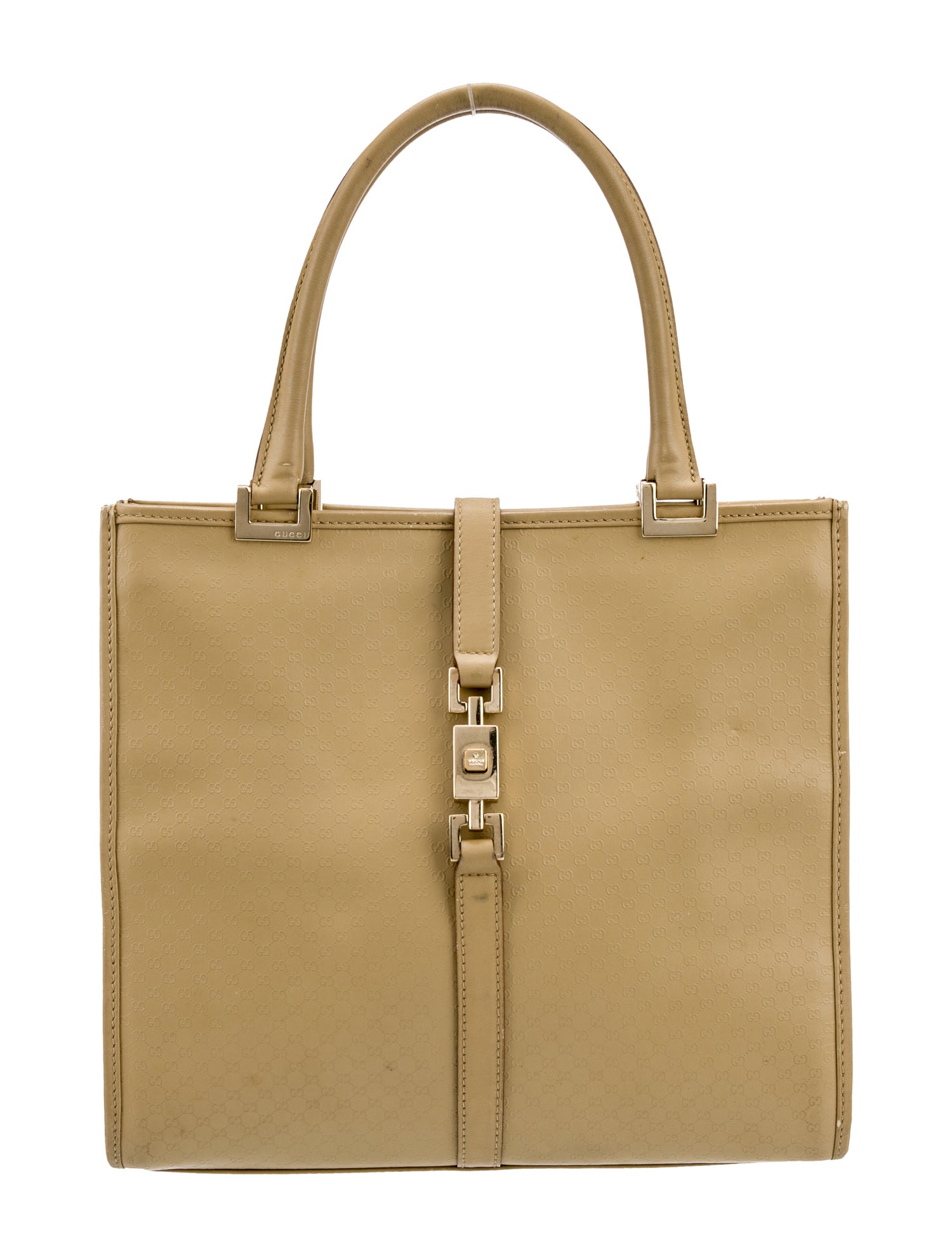 Gucci Piston Lock Top Handle Bag