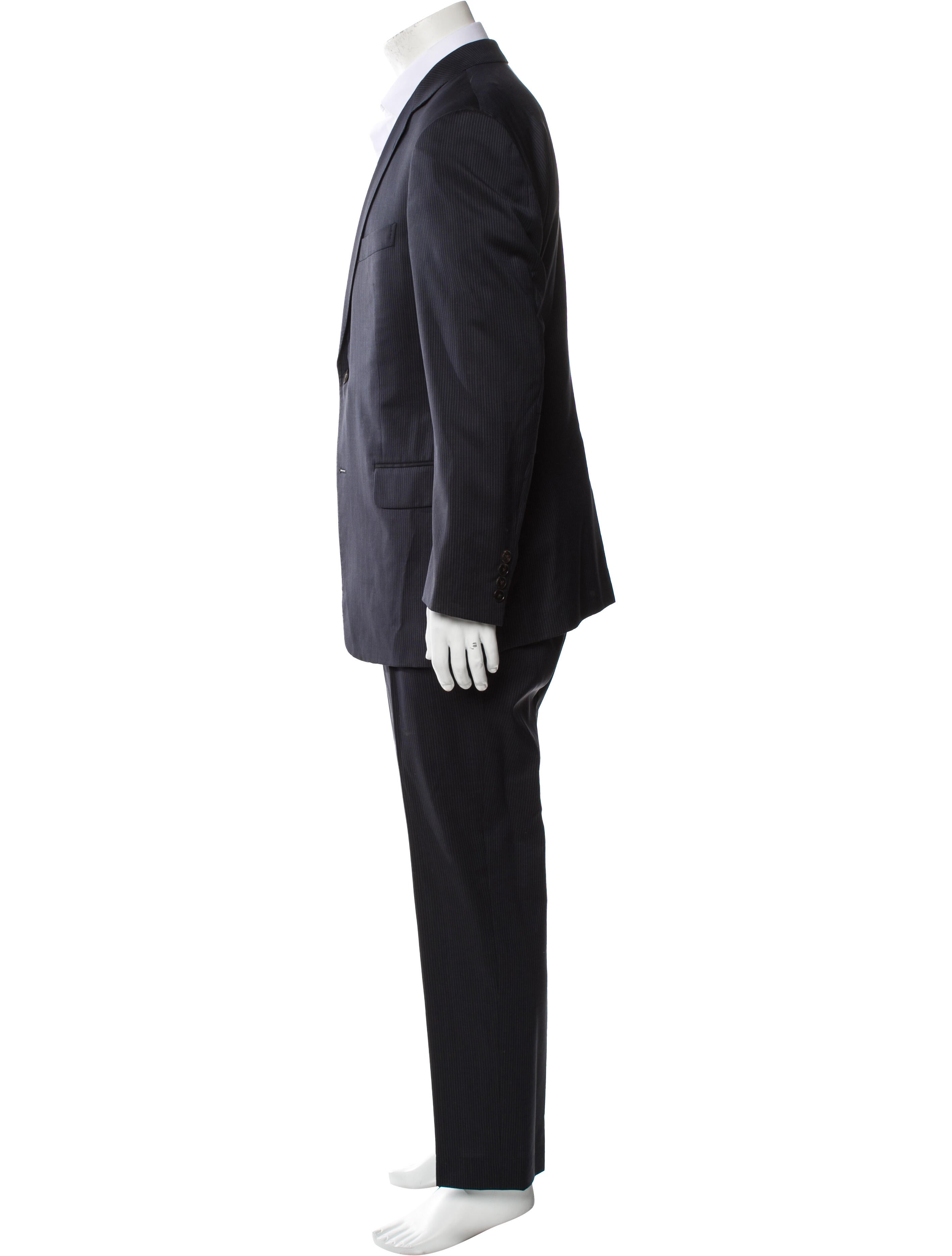 Gucci Striped Two-Piece Suit Vest