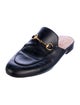 Gucci Horsebit Accent Leather Mules