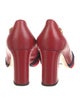 Gucci Sylvie Web Accent Leather Pumps