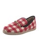 Gucci Vichy Horsebit Accent Espadrilles