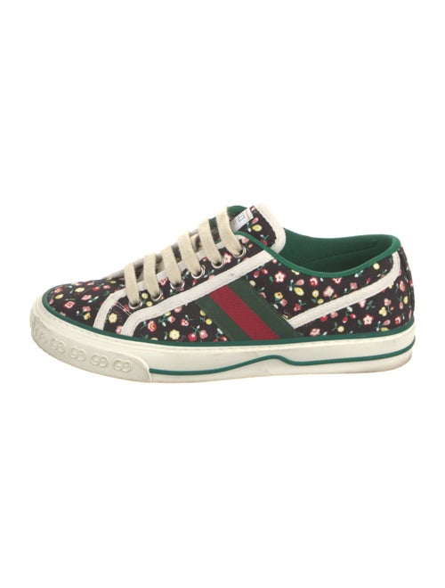 Gucci Web Accent Canvas Sneakers