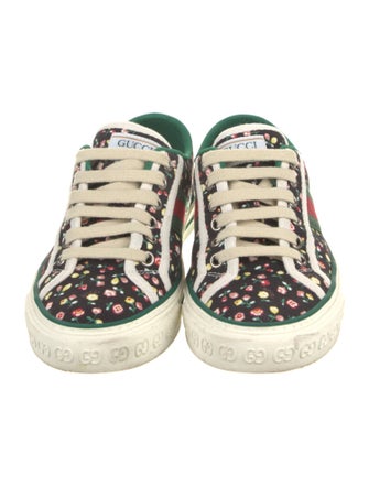 Gucci Web Accent Canvas Sneakers