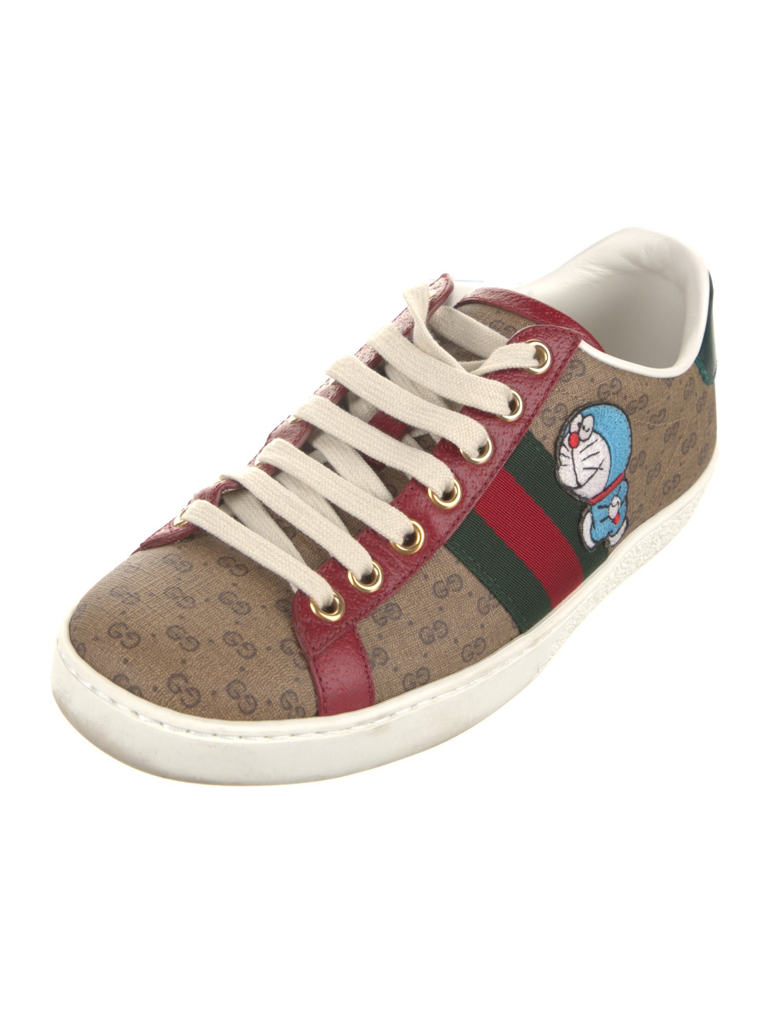 Gucci Web Accent Printed Sneakers