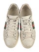 Gucci Web Accent Leather Sneakers
