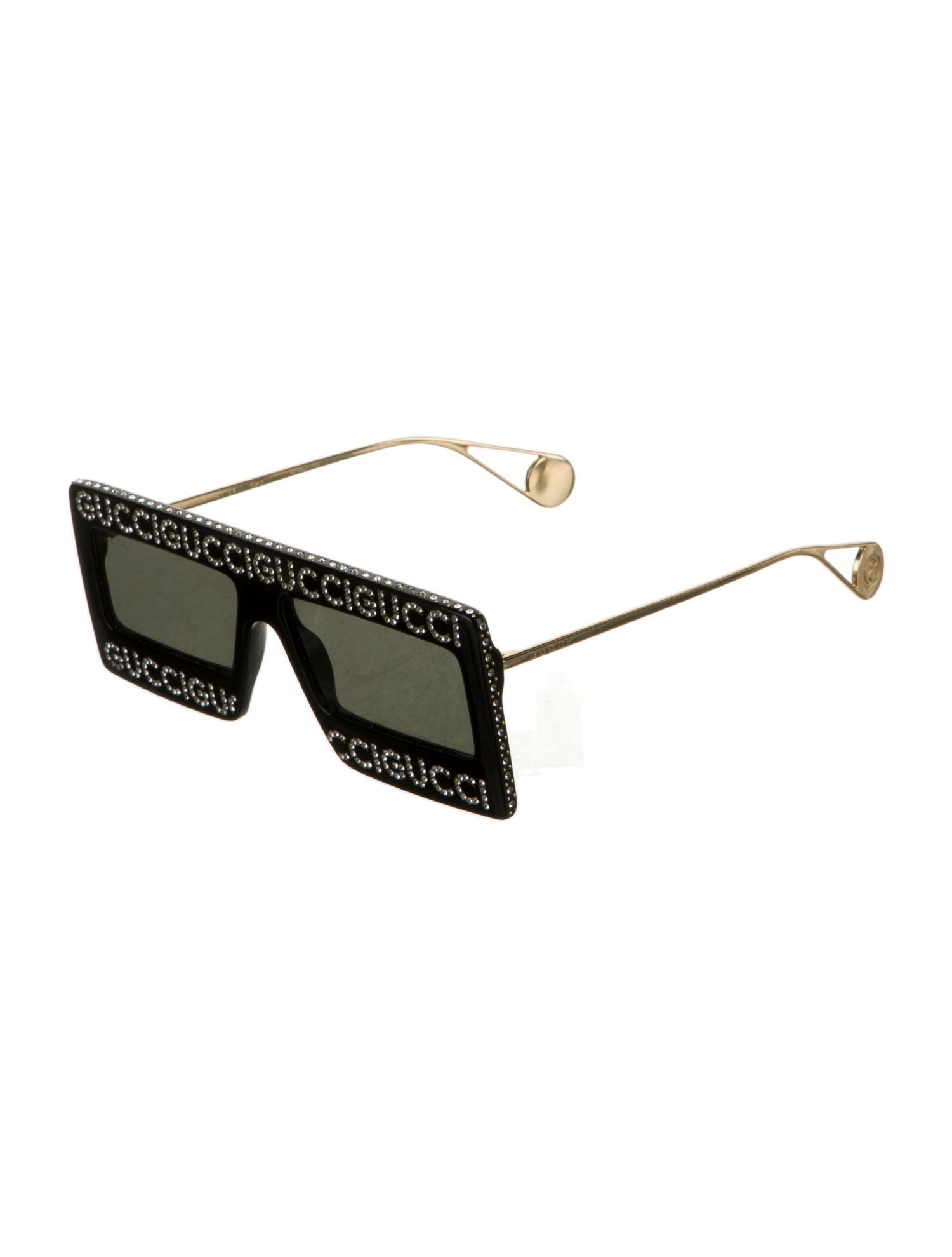 Gucci Interlocking G Logo Square Sunglasses