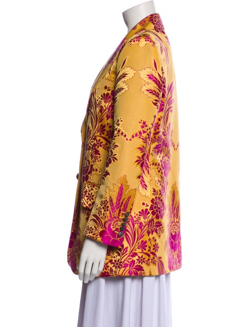 Gucci Floral Print Blazer