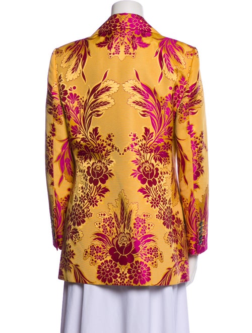 Gucci Floral Print Blazer