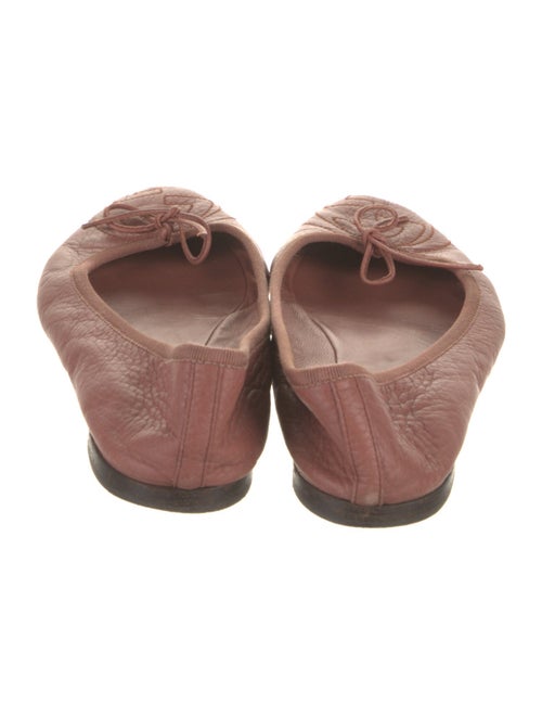 Gucci Interlocking G Logo Leather Ballet Flats