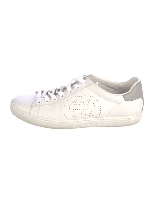 Gucci Interlocking G Logo Leather Sneakers