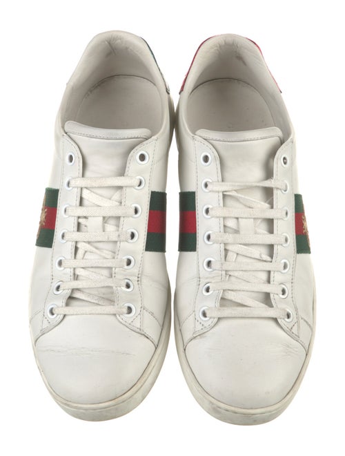 Gucci Sylvie Web Accent Leather Sneakers