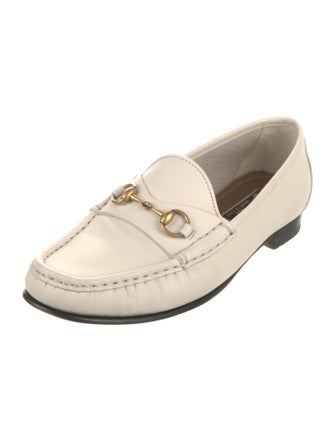 Gucci Horsebit Accent Leather Loafers