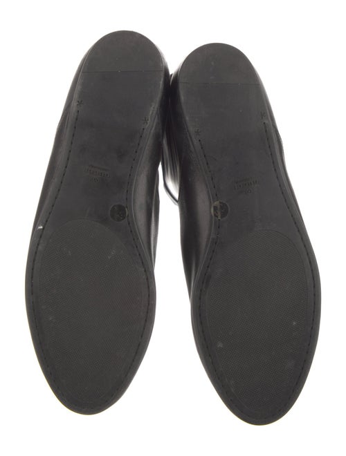 Gucci Web Accent Leather Riding Boots