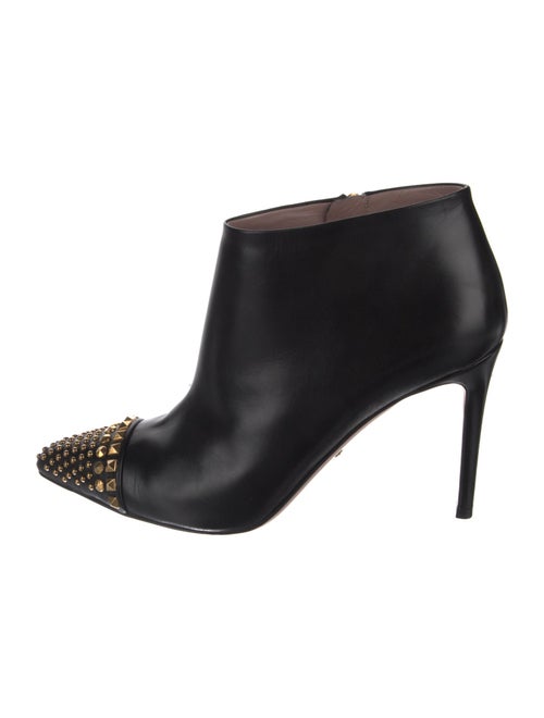 Gucci Leather Studded Accents Boots