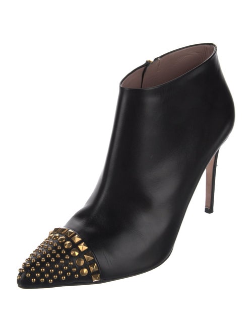 Gucci Leather Studded Accents Boots
