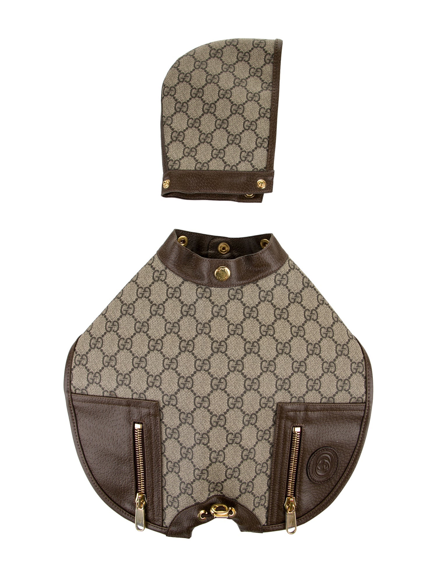 Gucci GG Supreme Pet Rain Coat w/ Tags