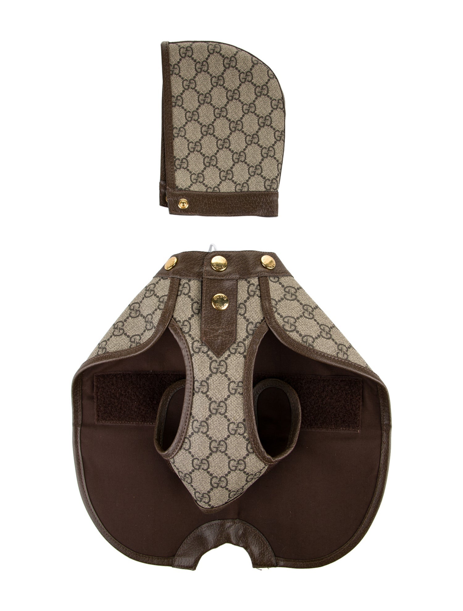 Gucci GG Supreme Pet Rain Coat w/ Tags