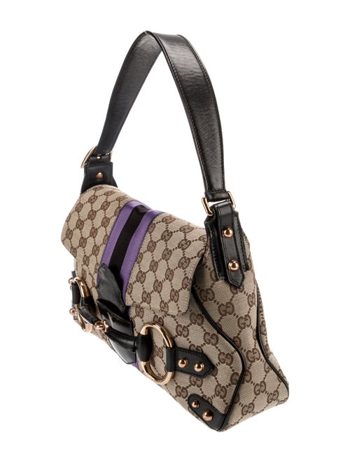 Gucci GG Canvas Horsebit Chain