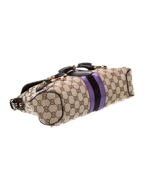 Gucci GG Canvas Horsebit Chain