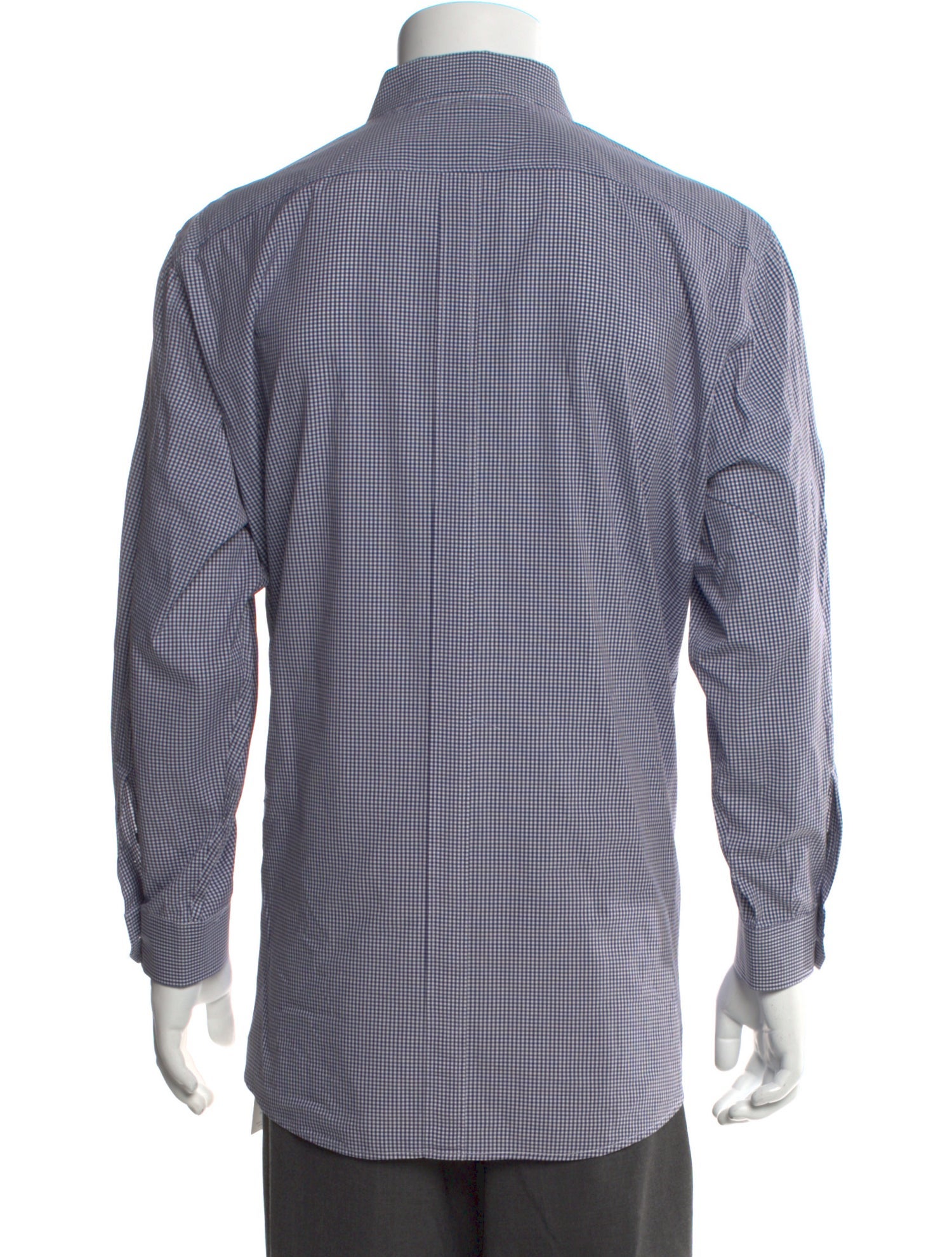 Gucci Plaid Print Long Sleeve Shirt