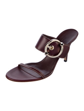 Gucci Leather Slides