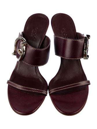 Gucci Leather Slides